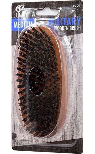 TITAN Military Wooden Brush-Med
Sareya Beauty Supply Store 
Beauty Supply